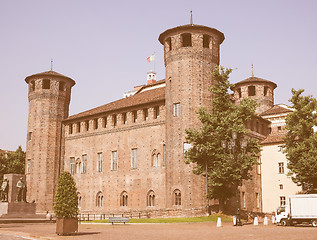 Image showing Retro looking Palazzo Madama in Turin