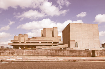 Image showing National Theatre London vintage