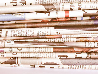 Image showing  Newspapers picture vintage
