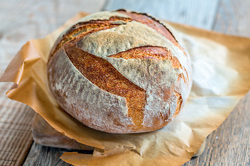 Image showing Wheaten homemade bread to leaven.