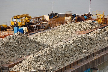 Image showing Barges