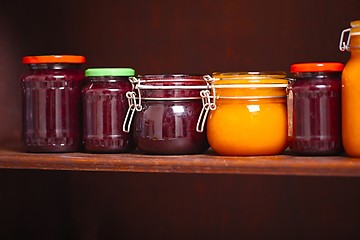 Image showing Jars of Jam