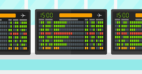 Image showing Background of schedule board.