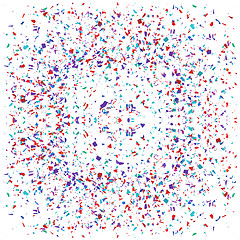 Image showing Colorful Particles Background. 