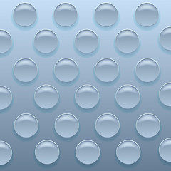 Image showing Blue Bubblewrap Background. 