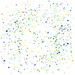 Image showing Particles Background. Colorful Confetti 