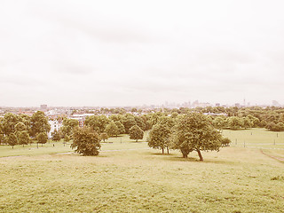 Image showing Primrose Hill London vintage