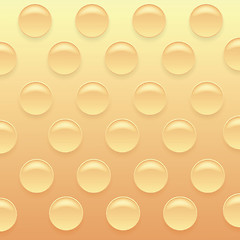 Image showing Orange Bubblewrap Background. 