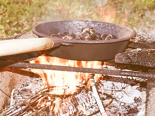 Image showing Retro looking Barbecue