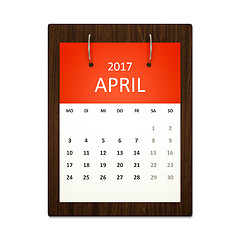 Image showing Calendar Planning German 2017