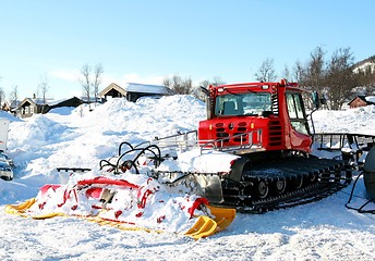 Image showing Snow groomer