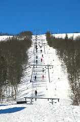 Image showing Ski lift