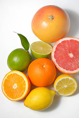 Image showing citrus fruits isolated