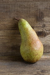 Image showing Pear on wooden background