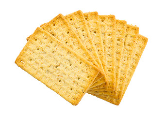 Image showing Simple crackers isolated