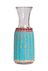 Image showing Unique glass vase, isolated