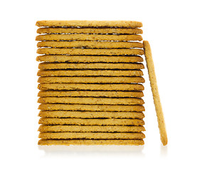 Image showing Simple crackers isolated