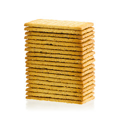 Image showing Simple crackers isolated