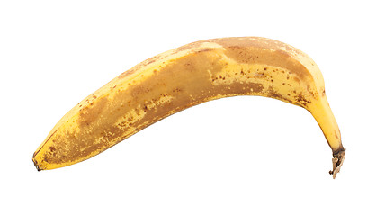 Image showing Over ripe banana, isolated