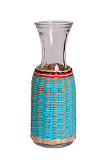 Image showing Unique glass vase, isolated