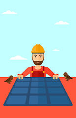 Image showing Constructor with solar panel.