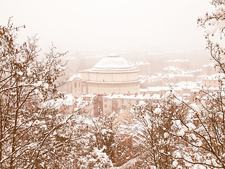 Image showing Gran Madre church, Turin vintage