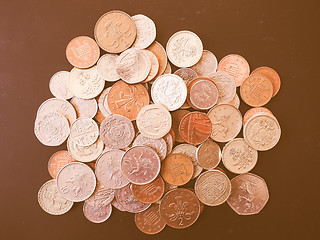 Image showing  UK Pound coin vintage