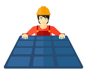 Image showing Constructor with solar panel.