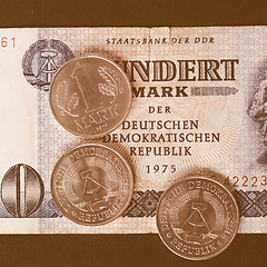 Image showing  DDR banknote vintage