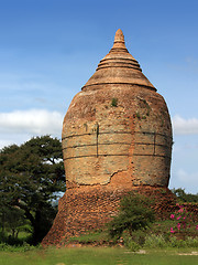 Image showing Buddhist pagoda ruins in Bagan