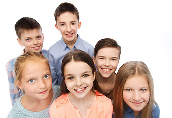 Image showing happy smiling children faces