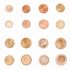 Image showing  Euro coin - Nederlands vintage