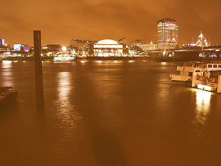 Image showing South Bank, London vintage