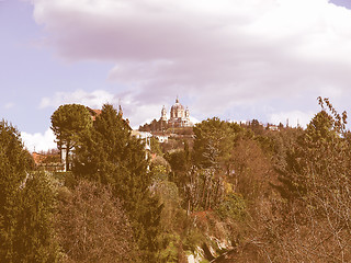 Image showing Basilica di Superga, Turin vintage