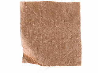 Image showing  Brown fabric sample vintage