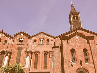 Image showing Sant Eustorgio church, Milan vintage