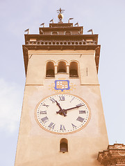 Image showing San Giorgio church in Chieri vintage