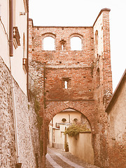 Image showing Porta Santa Maria in Avigliana vintage