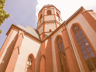 Image showing St Stephan church Mainz vintage