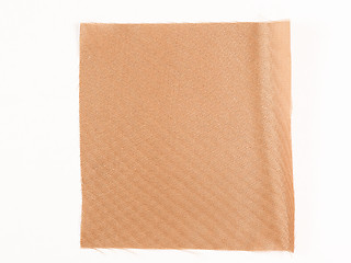 Image showing  Brown fabric sample vintage