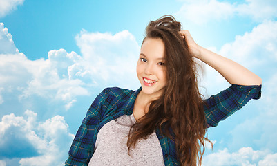 Image showing happy smiling pretty teenage girl