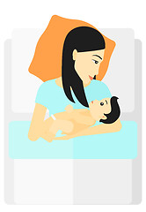 Image showing Woman in maternity ward.