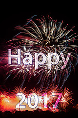 Image showing Happy New Year 2017