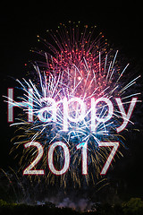 Image showing Happy New Year 2017