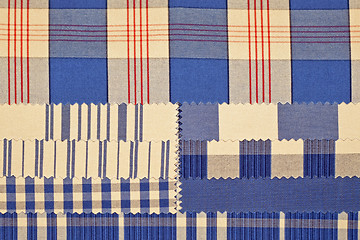 Image showing Plaid blue