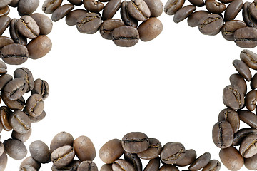 Image showing coffee bean border