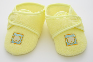 Image showing babies first shoes