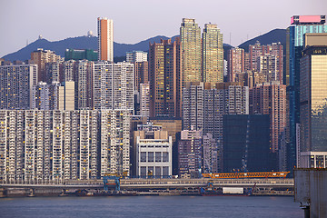 Image showing Beautiful HongKong cityscape