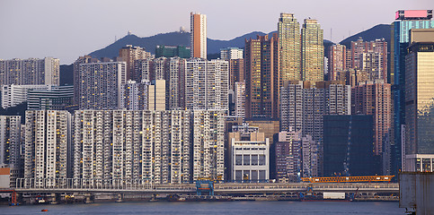 Image showing Beautiful HongKong cityscape