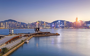 Image showing Hong Kong comercial container port